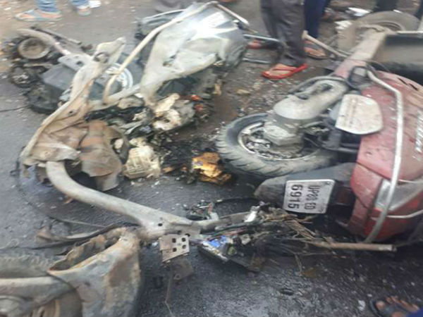 Two dead after explosion in a two-wheeler In Agra Two dead after explosion in a two-wheeler In Agra