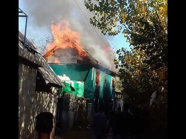 kashmir: former Sarpanch Ramzan Sheikh house kashmir: former Sarpanch Ramzan Sheikh house