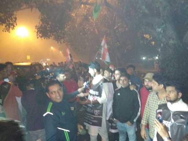one year of Demonetisation Youth Congress protest outside RBI office in Delhi one year of Demonetisation Youth Congress protest outside RBI office in Delhi