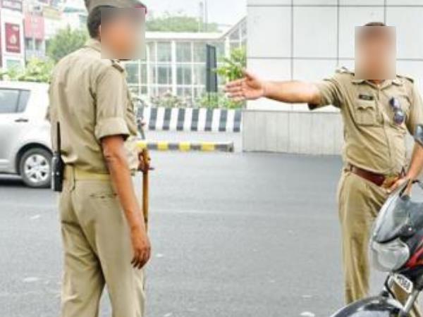 वीडियो बनाने पर भड़के पुलिस वाले