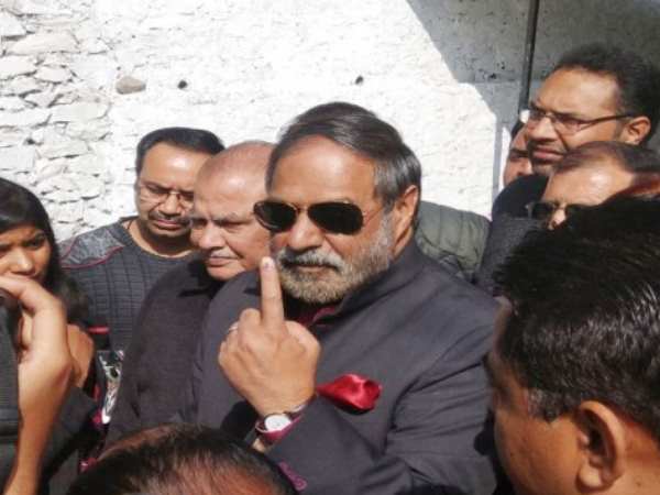 Congress leader Anand Sharma voted in Shimla, attacked PM Narendra Modi Congress leader Anand Sharma voted in Shimla, attacked PM Narendra Modi
