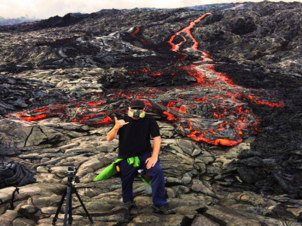 GoPro camera videos itself being swallowed up by molten lava and surviving GoPro camera videos itself being swallowed up by molten lava and surviving