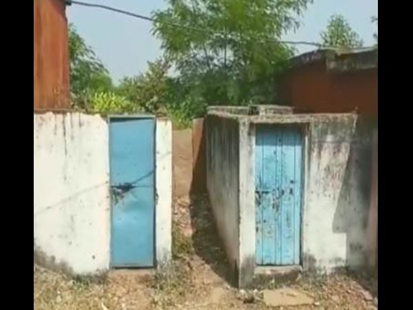 Kids in damoh Madhya Pradesh school asked to clean loo with mid-day meal plates Kids in damoh Madhya Pradesh school asked to clean loo with mid-day meal plates