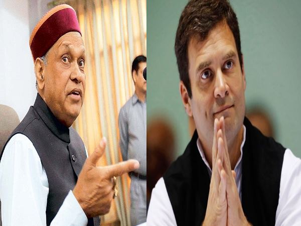 Himachal Election: BJP Prem Kumar Dhumal send legal notice to Congress Rahul Gandhi Himachal Election: BJP Prem Kumar Dhumal send legal notice to Congress Rahul Gandhi