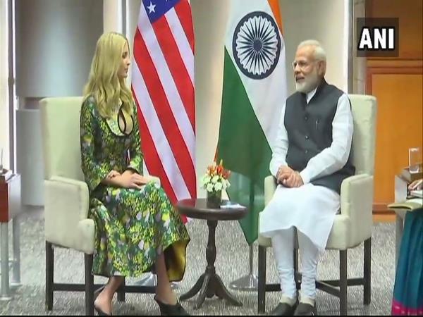 GES 2017 LIVE: प्रधानमंत्री नरेंद्र मोदी ने की इवांका ट्रंप से मुलाकात GES 2017 LIVE: प्रधानमंत्री नरेंद्र मोदी ने की इवांका ट्रंप से मुलाकात