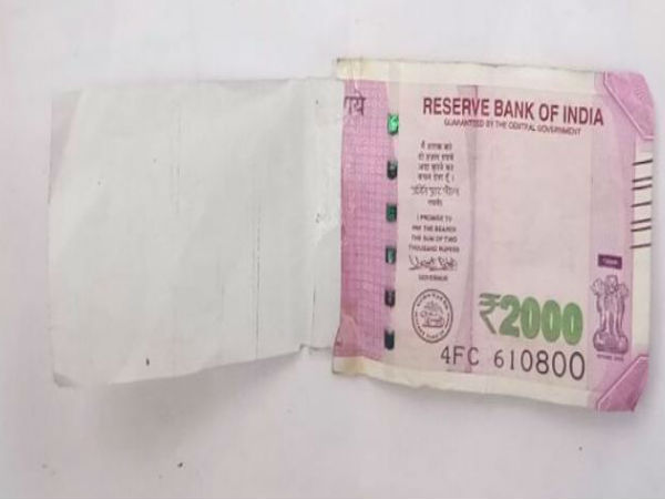 Man gets fake Rs 2,000 note at Delhi ATM Man gets fake Rs 2,000 note at Delhi ATM