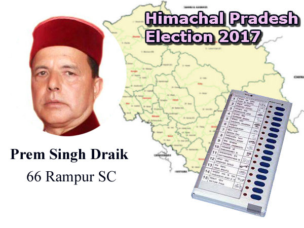 Prem Singh Daraik BJP candidate for Rampur Assembly seat Prem Singh Daraik BJP candidate for Rampur Assembly seat