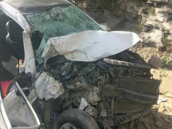 Three killed in horrific accident in Shimla, Himachal Pradesh. Three killed in horrific accident in Shimla, Himachal Pradesh.