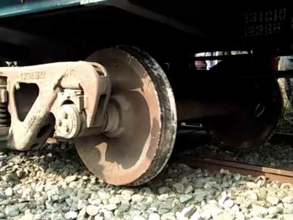 A freight train derailed in Sahjahanapur area, track broken A freight train derailed in Sahjahanapur area, track broken