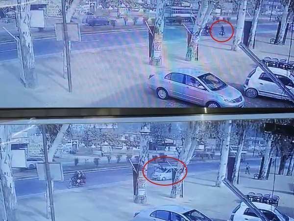 साइकिल सवार को मारी टक्कर