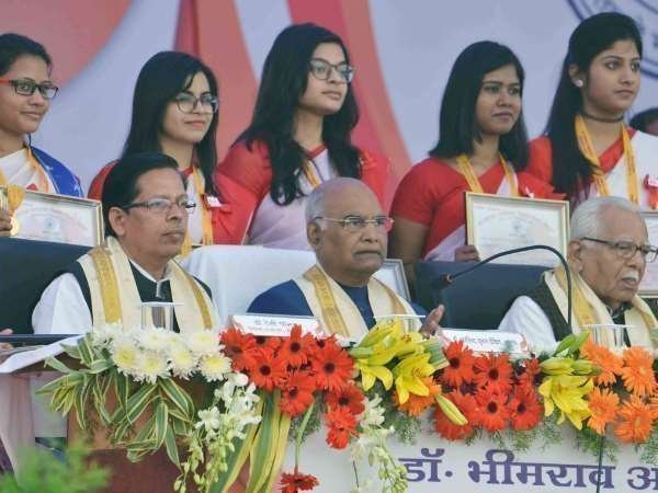 बीआर अंबेडकर विश्वविद्यालय के 83वें दीक्षांत समारोह में राष्ट्रपति