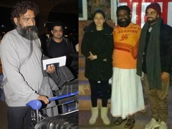 अपने साथ पंडित जी को भी ले गईं अनुष्का!