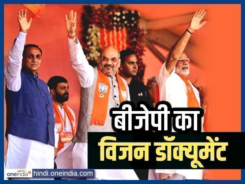 बीजेपी का विजन डॉक्यूमेंट जारी