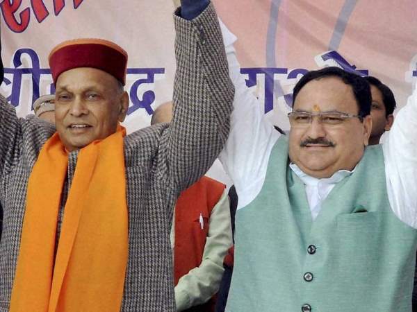 नड्डा के चक्रव्यूह को भेदने में लगे धूमल