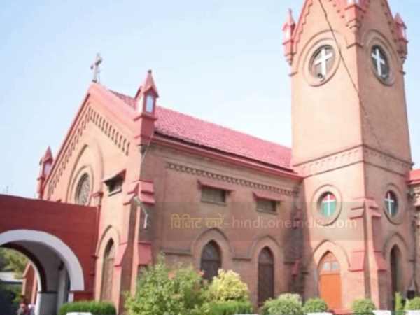 Master brick used in church of Kanpur Master brick used in church of Kanpur
