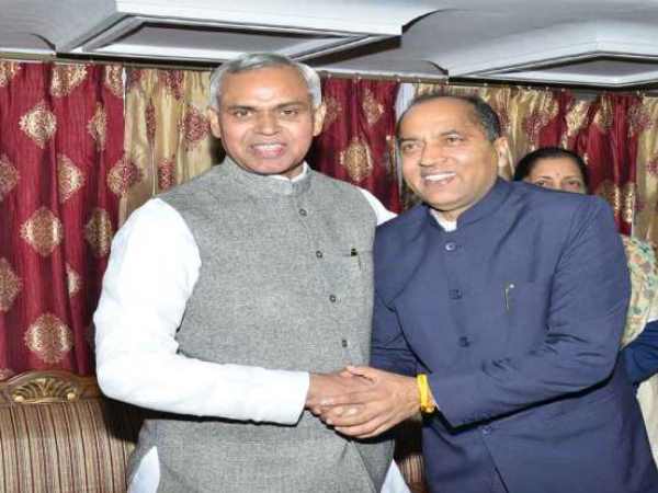 Jai Ram Thakur met Governor in Himachal with mlas to form govt Jai Ram Thakur met Governor in Himachal with mlas to form govt