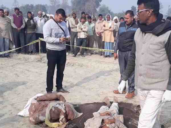 A farmer killed in Mainpuri, Uttar Pradesh. A farmer killed in Mainpuri, Uttar Pradesh.