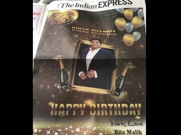 Full Page Birthday Wishes on Newspapers first page social media reactions Full Page Birthday Wishes on Newspapers first page social media reactions