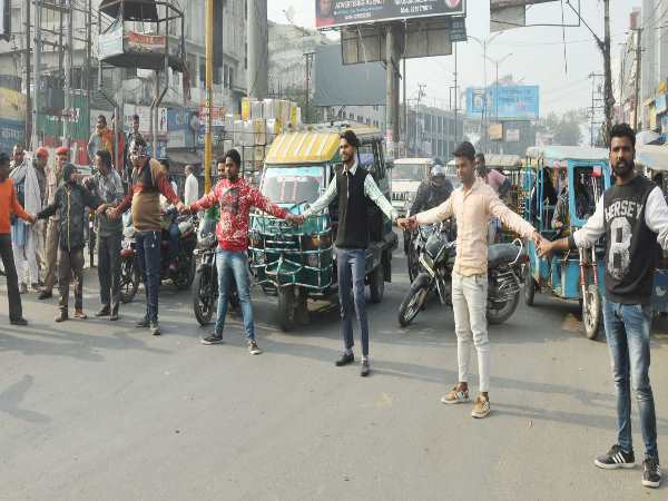 Salman Khan's protest in Saharanpur by Valmiki Community Salman Khan's protest in Saharanpur by Valmiki Community