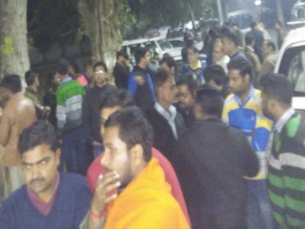 allahabad university students protest against vc procter resigned allahabad university students protest against vc procter resigned
