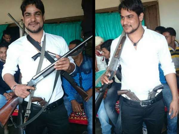 A youth sent to jail for posting pic with illegal arms on Facebook A youth sent to jail for posting pic with illegal arms on Facebook