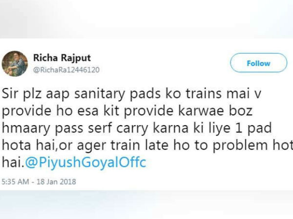 सेनेटरी पैड को लेकर चलाती है जागरुकता अभियान