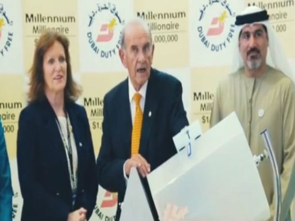 Indian wins $1 million at Dubai Duty-Free raffle Indian wins $1 million at Dubai Duty-Free raffle