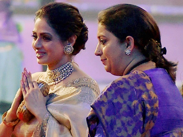Smriti Irani On Sridevi Smriti Irani On Sridevi