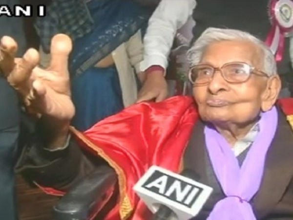cm nitish kumar completed post graduation age of 98 honored cm nitish kumar completed post graduation age of 98 honored
