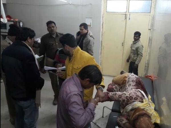 man fires on his wife because of doubt in bahraich man fires on his wife because of doubt in bahraich