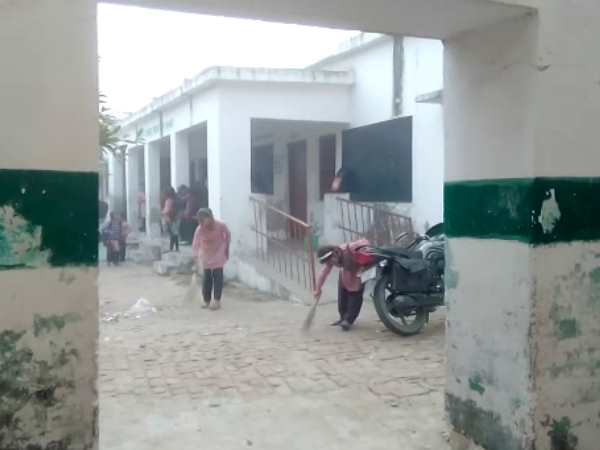 children cleaning school and utensils in bulandshahr children cleaning school and utensils in bulandshahr