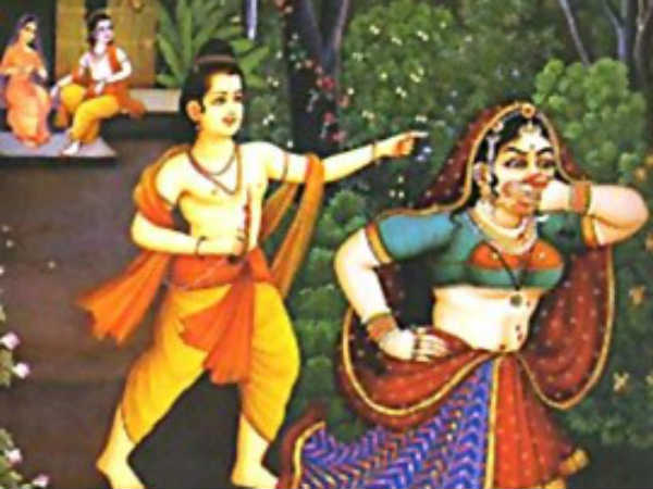 लक्ष्मण ने काट दी थी शूर्पणखा की नाक