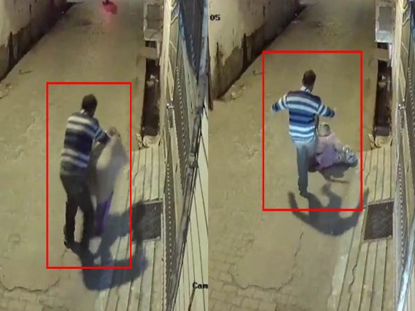 son beaten his mother very badly Video goes viral in bareilly son beaten his mother very badly Video goes viral in bareilly