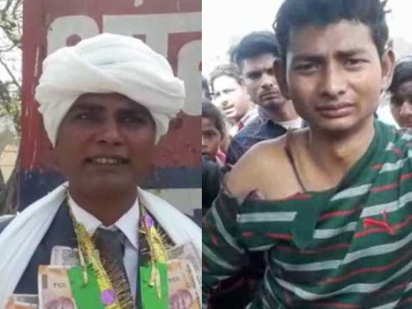 wedding bridegroom sat on strike in front of police station in moradabad wedding bridegroom sat on strike in front of police station in moradabad