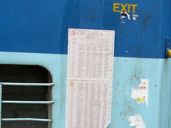 indian Railways No Reservation Charts On Trains From March 1 indian Railways No Reservation Charts On Trains From March 1