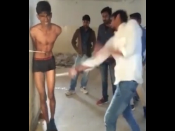 rajasthan: man beaten up in jaipur nims college video viral rajasthan: man beaten up in jaipur nims college video viral