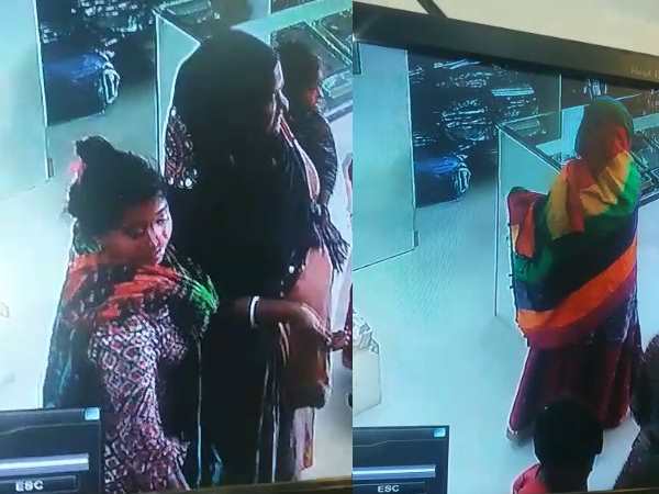Female beggars theft gold from jewellers shop in Pune Female beggars theft gold from jewellers shop in Pune