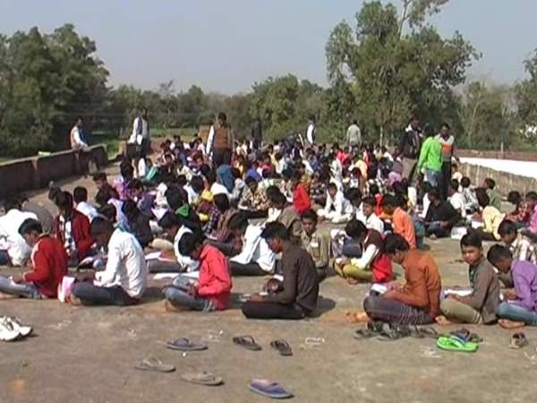 Obscene dance during exam in front of minister and DM in Madhya Pradesh Obscene dance during exam in front of minister and DM in Madhya Pradesh