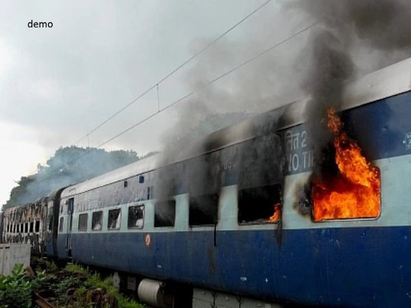saharsa anand vihar express train set on fire no damage hapur saharsa anand vihar express train set on fire no damage hapur