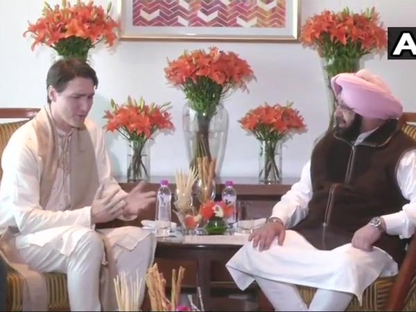 प्रधानमंत्री जस्टिन ट्रड्यू ने पंजाब के मुख्यमंत्री कैप्टन अमरिंदर सिंह से मुलाकात की