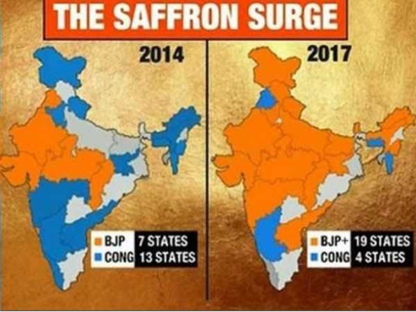 ऐसे बढ़ती गई भाजपा की ताकत