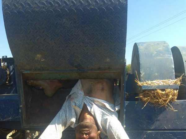 A man went inside thresor and died in Mainpuri A man went inside thresor and died in Mainpuri