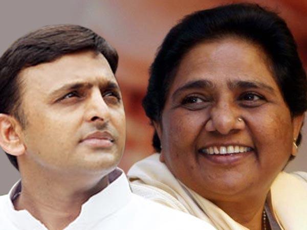 सपा-बसपा साथ आकर भी बीजेपी से पीछे