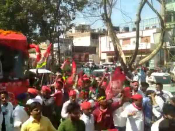 Akhilesh Yadav in Allahabad attacked on BJP Akhilesh Yadav in Allahabad attacked on BJP