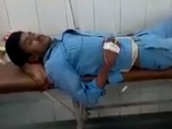 अस्पताल कर्मचारियों की सफाई