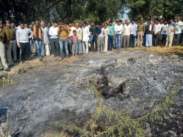 Woman's charred body found after Holika burning in Kanpur Woman's charred body found after Holika burning in Kanpur