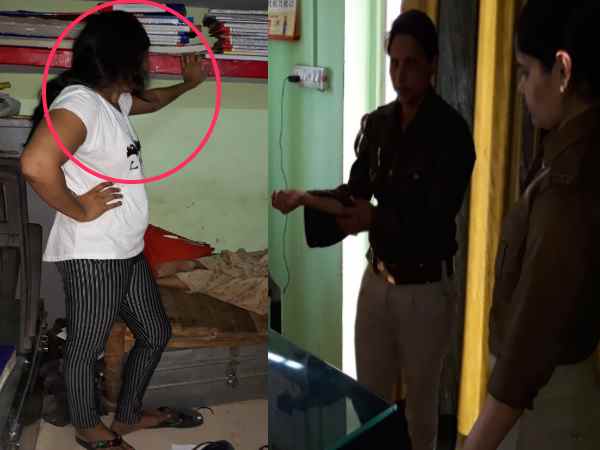 ganganagar mother and daughter rampaged on the police station ganganagar mother and daughter rampaged on the police station