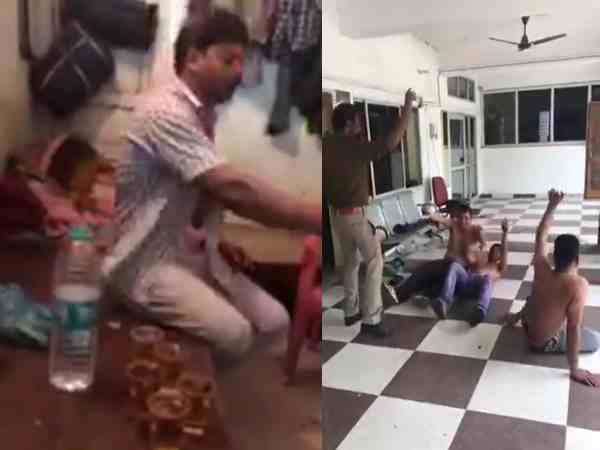 moradabad police man nagin-dance in sp office moradabad police man nagin-dance in sp office