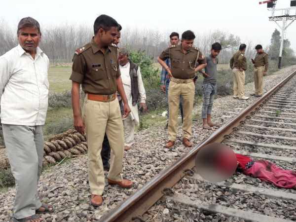 woman sued to the front of the train in Saharanpur woman sued to the front of the train in Saharanpur