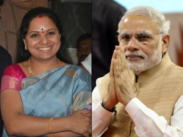 PM narendra Modi wished TRS MP K.Kavitha in Telugu on her birthday PM narendra Modi wished TRS MP K.Kavitha in Telugu on her birthday